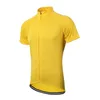 Radfahren Jersey Sets Reine Farben Großhandel-Männer Frauen Solide Kurzarm Fl Länge Reißverschluss Uni Bike Drop Lieferung Sport Outdoor Jersey Otzhm