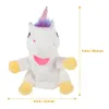 Unicorn Hand Puppet realista Animal Realistic for Story Telling Children Toy Byled Storytelling Giant 240321