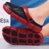 Sandalet 2023 Yeni Yaz Eva Clogs Mağara Ayakkabıları Antislip Terlik Bahçe Ayakkabıları Erkekler Plaj Sürüklenen Terlikler Hafif Nefes Alabaç Sandalet