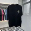 Män plus tees polos runda halsdesigner t-shirt plus storlek broderad tryck polar stil sommar gata bomull bomullad handduk bokstav kort hylsa t-shirt 301