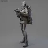 Anime Manga OceanCosmos miniatures Original Mountain climbing girl hunter Sexy Girl Resin unpainted Model kit figure GK yq240325