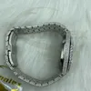 Moissanite Iced Out Wristwatch Diamond Watch Gold Sier Men Watches Hip Hop med Case Jewelry Gifts