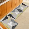 Halılar 40x120cm kalınlaşmış mutfak halı geometrik desen kaymaz zemin mat dikdörtgen kilimler yatak odası için ev dekorasyon aksesuarları
