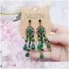 Dangle Shandelier Earrings Neovisson Trendy Morocco Handmade Natural Stone for Aristocratic Women Jewelry Bride Gift Drop Delivery Ot6rd