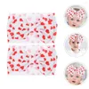 Bandanas 2 Pcs Children's Hair Accessories Ties For Kids Toddler Girl Headbands Born Jewelry Baby Bow Girls Fabric