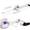 Irons Ckeyin 9mm Iron Curling Iron Profissional Tourmaline Ceramic Hairler Terme Terme Terme Ferramentas de estilo de cabelo ajustável com tela LCD