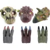 Masques Jurassic World Decor Masque de dinosaure Paw Claw Costume d'anniversaire pour enfants pour enfants Nouvel An Fournitures de fête de remise des diplômes scolaires