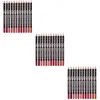 36 szt. Matowy wodoodporny wkładka do ust Pen Pen Pen -Lip Lip Caping Lipstick Pencil for Women and Girls 240315