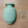 Vases 1PC DIY Nano Magic Sticky Flower Vase Wall Hang Room Decor Pot Container Floret Bottle For Decoration Home