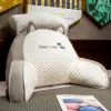 Pillow Cute Reading Pillow Back Support Ice Silk Bedside Multifunctional Sofa Cushion for Playing Games Relaxing Watching TV Reading