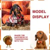 50 pièces, décoration de Thanksgiving, nœuds papillon pour chien, cravates avec ruban coloré, toilettage de citrouille, collier réglable, fournitures pour chiots 240314