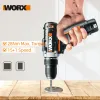 Schroevendraaiers Worx 12V Mini Electric Drill WX128.1 Cordless Screwdriver DC Electric Drill Driver Rechargeable Handheld Power Tools Household