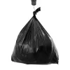 Bags 50 Pcs/Set Big Capacity Trash Bag Heavy Duty 15 Gallon Extra Large Commercial Trash Bag Garbage Yard Black Hotel Market TrashBag