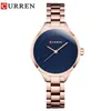 Curren montres femme célèbre marque étanche dames montre en acier inoxydable étanche femme montre pour femmes Bayan Kol Saati 201114324o