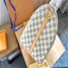 24SS hommes et femmes universel luxe concepteur en cuir de vachette damier oreiller sac à main femme sac à bandoulière Cr Hren