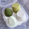 Sponges Applicators Cotton LOYBJ Cosmetic Puff Set Beauty Mixer Smooth Makeup Sponge Powder Liquid Basic concealer Female Facial Makeup Tools Q240325