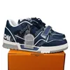 Designer Heren Sneaker Virgil Trainer Casual Schoenen Laag Kalfsleer Abloh Wit Groen Rood Blauw Overlays Platform Outdoor Dames Sneakers Maat 36-45 A35