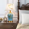 Lampy stołowe WPD Chińska lampa ceramiki LED Nowoczesne kreatywne luksusowe biurko Moda do domu studium salonu sypialnia