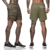 Mege Brand Camoue Military Jogger Мужские шорты Быстросохнущие двухслойные шорты 2 в 1 Пляжные шорты Мужские спортивные штаны Прямая поставка M6F6 #
