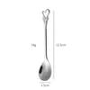 Kahve Kepçeleri 1-5pcs Gül şekli Yaratıcı Kepçe Mini Teaspoons Paslanmaz Çelik Kaşık Çay Kaşıkları