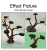 Aquariums Aquarium Moss Tree Driftwood Fish Tank Landscaping Water Grass Moss Tree Trunk DIY Decoration (No Aquatic Plants)