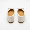 Ballet 294 Flats Shoes Casual Women Classics Loafers White Leather Lady Fashion Design Bowknot Spring Fo 57744