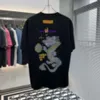 24FW Designer Sweat à capuche T-shirt imprimé T-shirt pour hommes Chemise de sport Fashion Street Chemise à manches courtes Top Foam Craft Dix mille aiguilles broderie Logo 2012