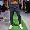 Akcesoria Pencil Pants Mens Gym swobodne spodnie dresowe Pisty łowić oddychanie szybkie lodowe jedwabne sportowe sportowe trening joggingowy