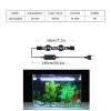 Belysningar Vattentäta akvariumbelysningar Fisk Tank Ljus undervattens Vit LED Landscaping Aquariums Decoration Submersible Lamp