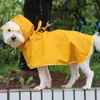 Hondenkleding Regenjas met transparante kaprand Huisdiermantel Waterdichte jas voor kleine, middelgrote en grote honden Puppykleding