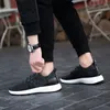 Casual Shoes Knitting Men Vulcanize Sneakers Breathable Male Mesh Lace Up Tenis Spring Adult Trainer