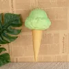 Decorative Flowers Hanging Ice Cream Model Slow Rebound Process Soft PU Foam Material Shop Decoration Display Props Fake Show