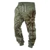 2024 MĘŻCZYZN PERSALITY LG PANTS Outdoor Cam CAMO Casual 3D Drukute Casual Frespants Fiftn Fitn Spodni sportowa Z1DH#