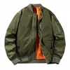 Мужская осенняя однотонная куртка в стиле хип-хоп в стиле милитари, мотоцикл Ma-1 Aviator Pilot Cott Parka, мужская бейсбольная куртка-бомбер, L-4XL d5ig #