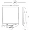 Huishoudweegschaal 6000 g / 1 g Digitale weegschaal Keuken Koken Meetinstrumenten Roestvrij staal Elektronisch gewicht LED-display Schaal Overbelastingsgewicht 240322