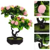 Decorative Flowers Artificial Fruit Kitchen Decir Fake Tree Desktop Dining Room Decor Home Plastic Simulation Bonsai