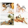 Troffel Foldable Tablet Stand Phone Holder Lazy Bed Floor Desk Tripod Desktop Mount for Iphone X 11 Ipad Floor Desk Tripod