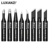 팁 Luxianzi 14pcs Leadfree 납땜 팁 936 재 작업 스테이션 구리 용접 헤드 900m 전기 납땜 철 팁 세트