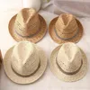夏の女性の太陽の帽子甘いカラフルなタッセルボールメンズ麦わら帽子ヴィンテージビーチパナマチャペウフェミニーノフェドラスジャズ240309