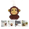 Dispenser voor vloeibare zeep Cartoon Lotion Body Wash Flessenvulling Shampoo Pompdispensers Druk op