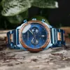 Wristwatches BOBO BIRD 2023 New Luxury Sports Quartz Mens Waterproof Timing Wrist Strap Calendar Illuminating Hand Customized GiftC24410