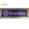 Accessories 130GSM 150D Material Itlay Brembo Racing Car Banner 1.5ft*5ft (45*150cm) Size for Home Flag Banner Indoor Outdoor Decor yhx007