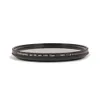 Filters Walkingway optical glass ultra-thin Nd variable filter ND2-400 camera lens filter 49/52/55/58/62/67/72/77/82mm neutral densityL2403