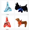 Sele usb nylon husdjur säkerhet led sele hund produkt blinkande ljus sele led hund sele koppel rep bälte led hund krage väst