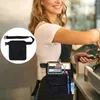 Opbergzakken Verstelbare heupband Server Fanny Pack Capaciteitstas Gemakkelijk schoon te maken Sluiting voor restaurants