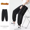 Spring2023 Pantalon de sport décontracté plissé Nyl Line Streetwear Vintage Pantalon ample Bundle Pantalon de pied High Street Joggers Hommes 563F #