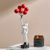 Sculpturen Banksy Girl Sculptuur Kantoor Decoratie Standbeeld Moderne Kunst Woonkamer Decoratie Woondecoratie Accessoires Woondecoratie