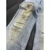 Jeans pour femmes de haute qualité!Américain Vintage Lavé Paresseux Sexe Désinhibé Trous Cassés Personnalité Décontractée Sale