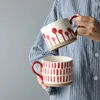 Canecas Nordic Retro Xícara de Café Clássico Simples e Adorável Stoare Proteção Ambiental Moderno Escritório Casal Água