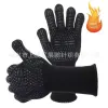 Handskar 800 grader C BBQ -handskar Värmebeständiga handskar som lagar grill Långa skyddshandskar Cutproof Waterproof Oven Mitt Tianmi